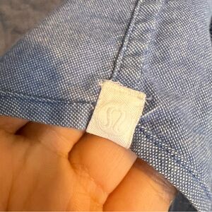 Lululemon Blue Button Down Shirt